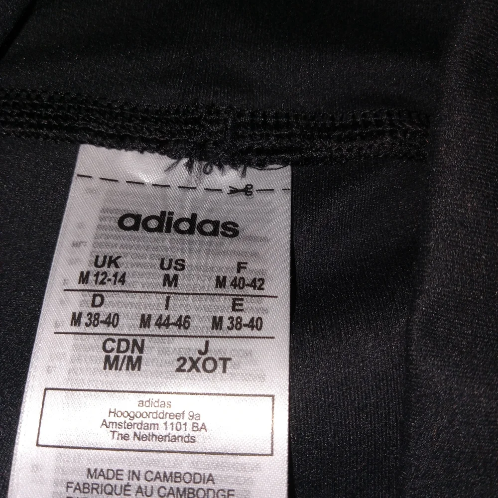 Adidas Zoe X Saldaba Black Double Knit Training Leggings Medium - Picture 6 of 12